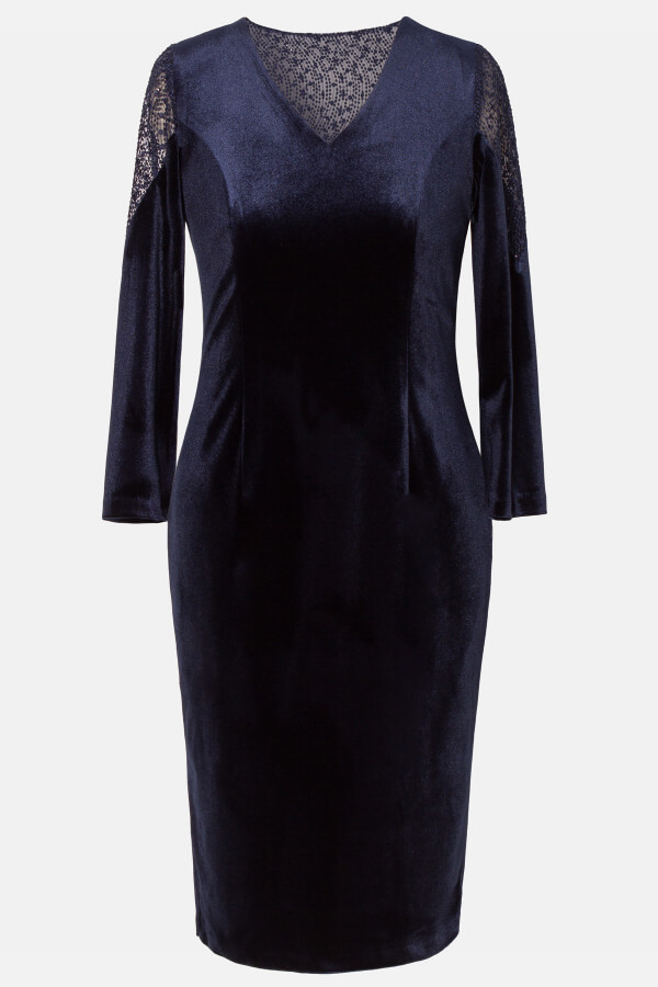 rochie eleganta din catifea bleumarin rochie eleganta din catifea bleumarin